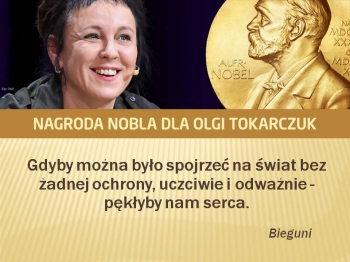 Nobel dla Tokarczuk