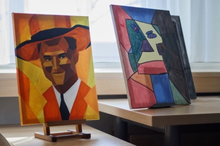 Portrety kubistyczne inspirowane twórczością Pablo Picasso  