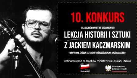Krzysztof Szukiewicz w finale konkursu Lekcja historii i sztuki z Jackiem Kaczmarskim