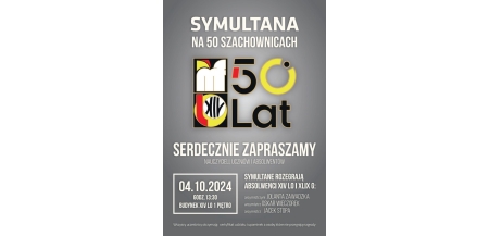 Symultana na 50 szachownicach