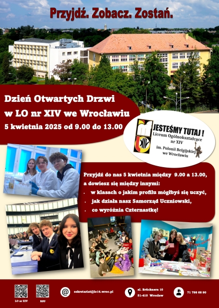 Dzień Otwartych Drzwi 05.04.2025 r. (sobota)