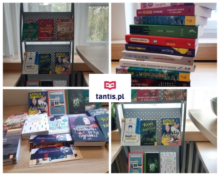 Nowe książki w szkolnej bibliotece.