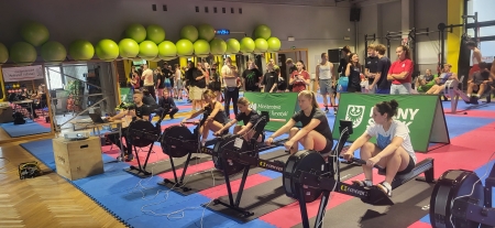 Eliminacje wrocławskie „Z SKS-u do AZS-u” – ergometr wioślarski