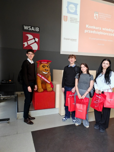 Sukcesy naszych uczniów w finale Ogólnopolskiego Konkursu Wiedzy o Przedsiębiorczości