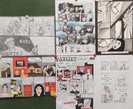 „Andrzej Wajda w komiksie”