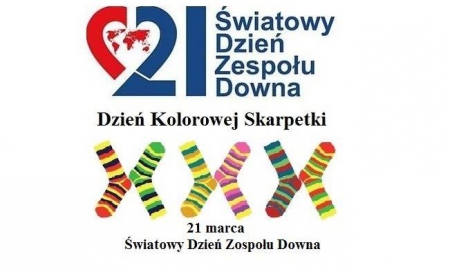  21 marca - Światowy Dzień Zespołu Downa-Dzień Kolorowej Skarpetki