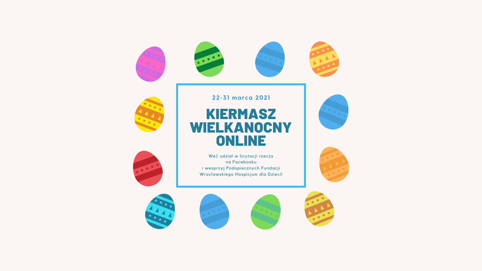 Wielkanocny kiermasz Fundacji ''Wrocławskie Hospicjum dla Dzieci''